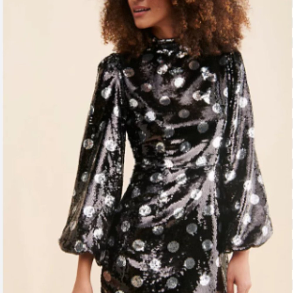 Sister Jane Polka Dot Sequin Dress